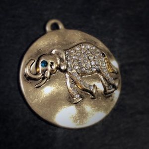 Lonna & Lilly Pave Elephant Charm